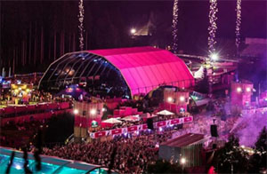 Temporary Structures for music and Film Events